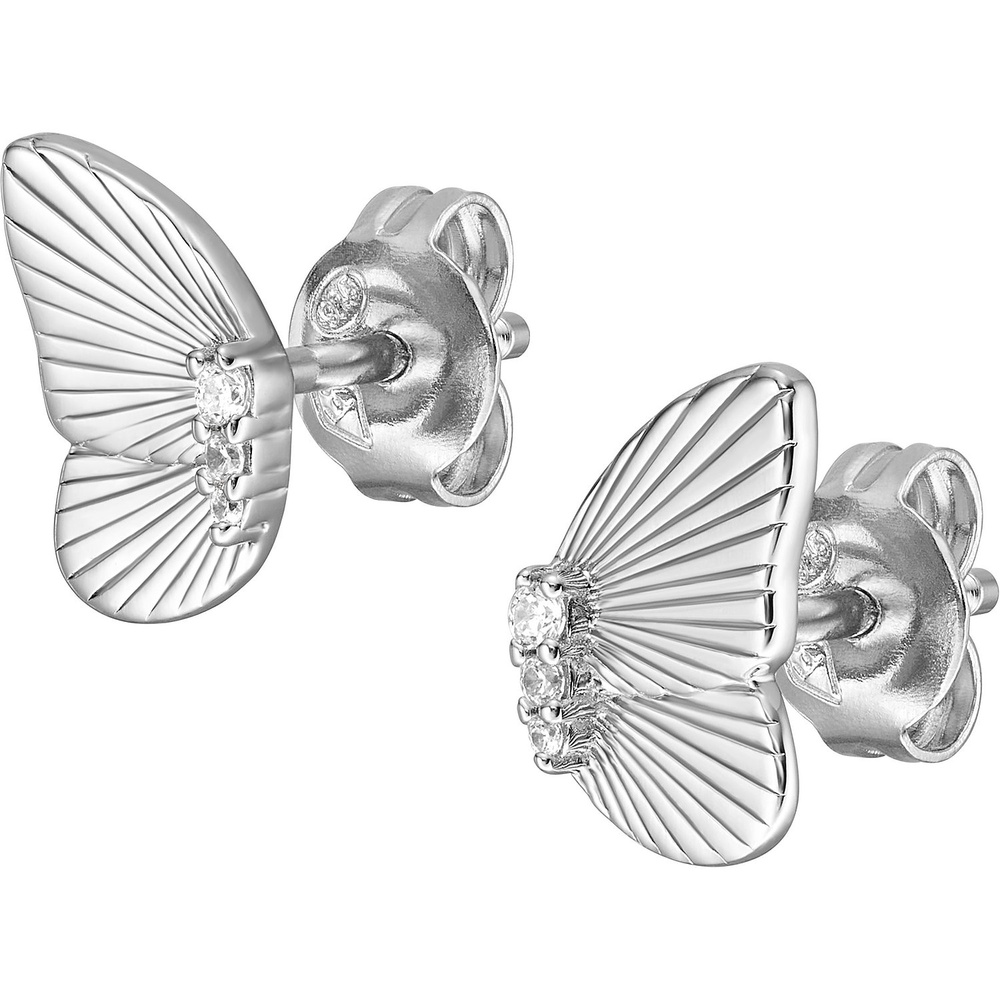 Fossil Boucles d'oreilles à fermoir à poussette 925 Argent Boucles d'oreilles