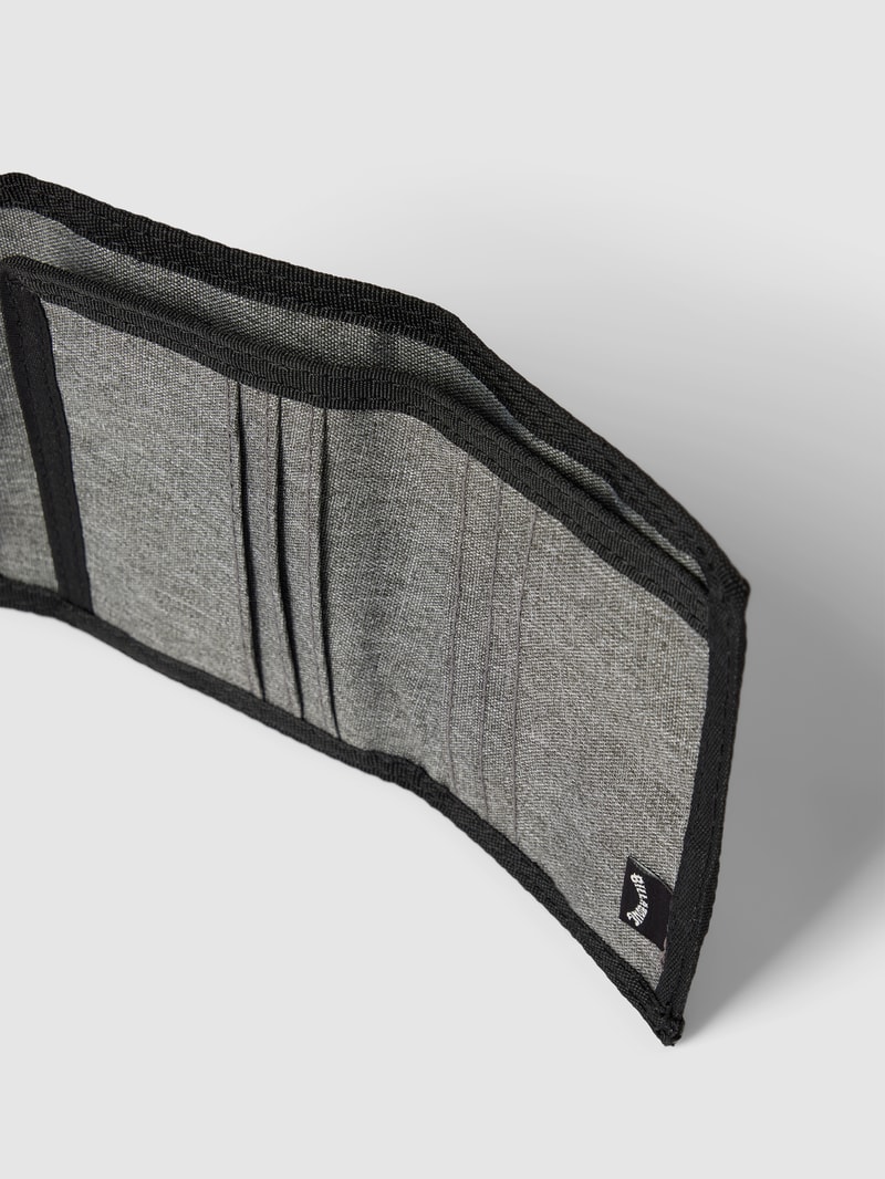 Portemonnaie mit Label-Details Modell 'TRIBONG LITE' in mittelgrau meliert