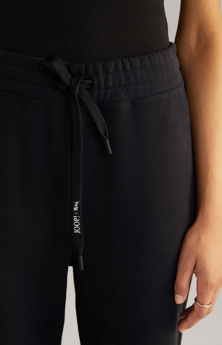 Unisex-Baumwoll-Joggpants in Schwarz