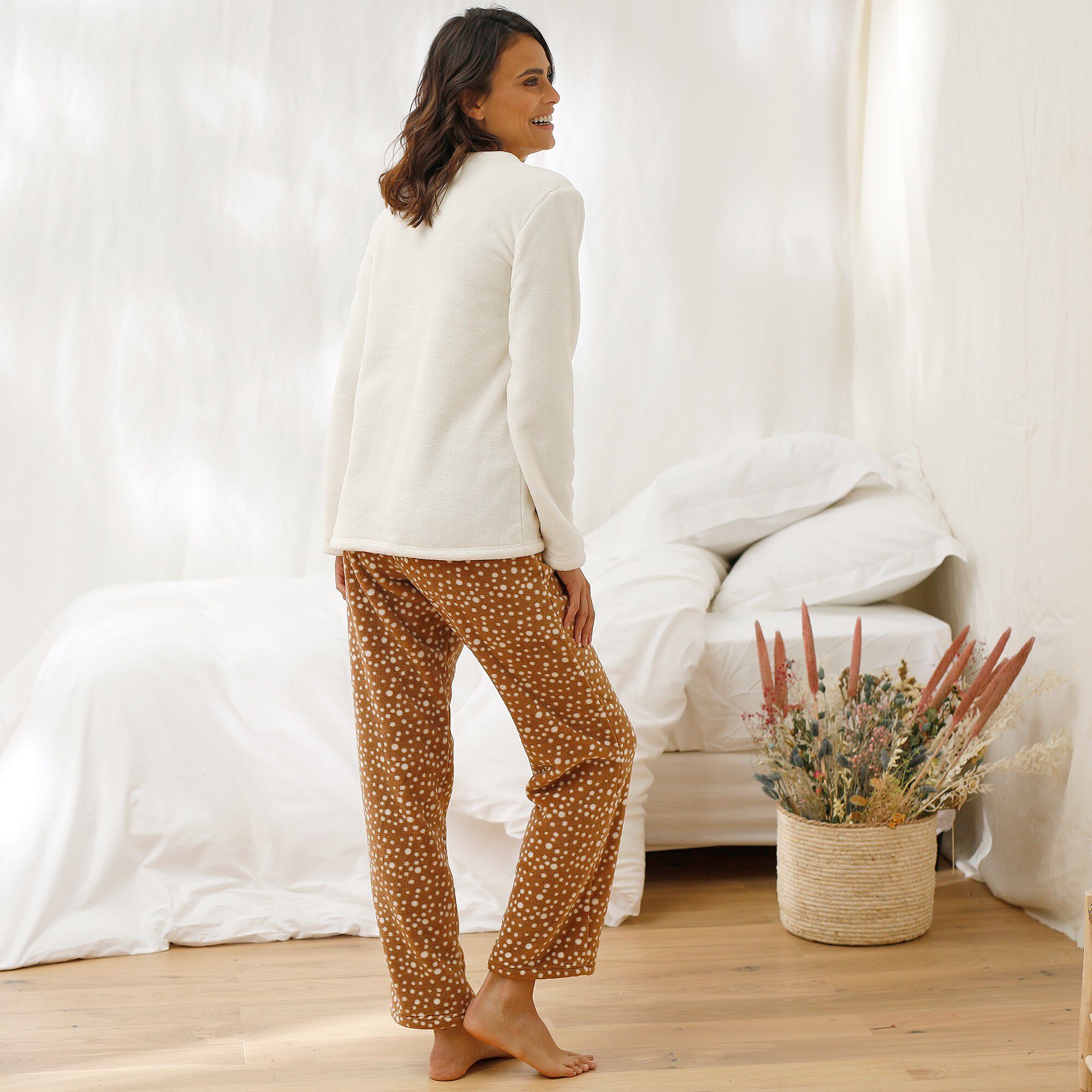 Pyjama pantalon polaire 