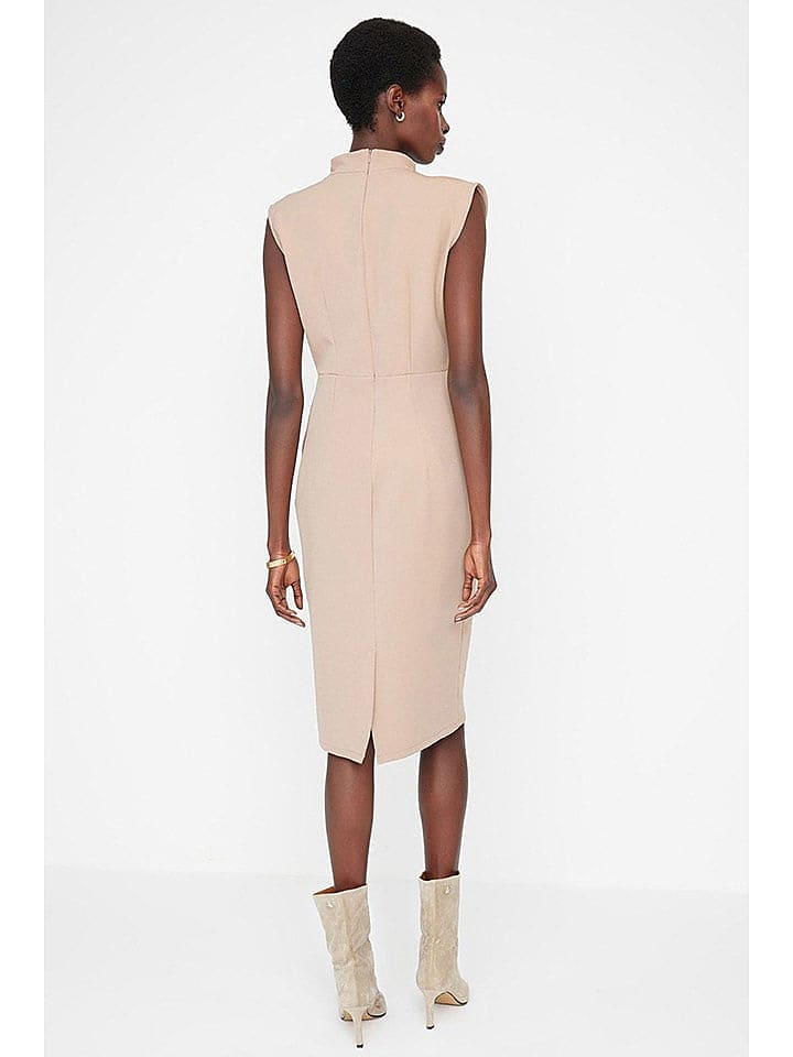trendyol Kleid in Beige günstig kaufen 42