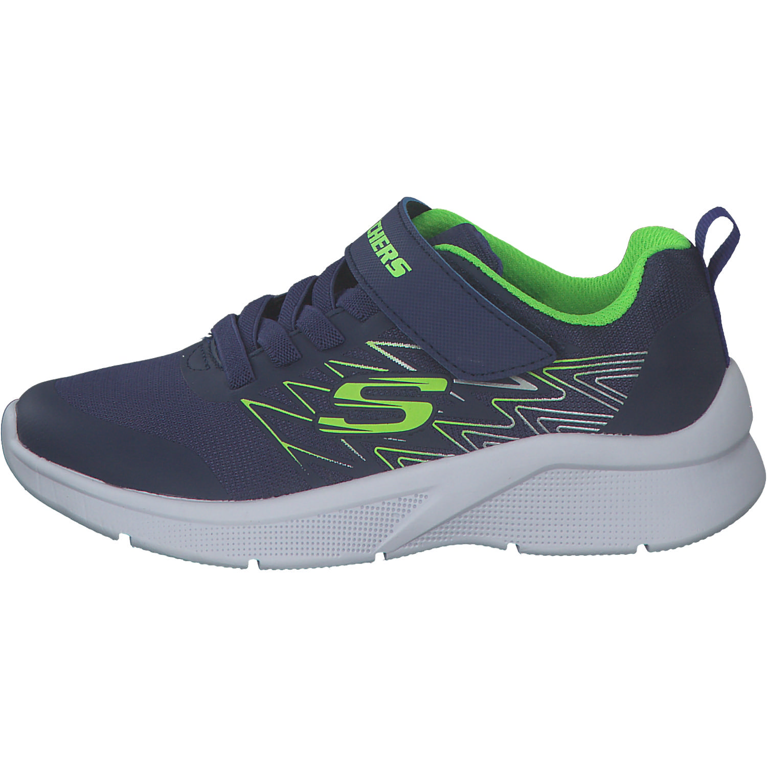 Skechers 403770L, Sneakers Low, Kinder, NVLM navy/lime/silver