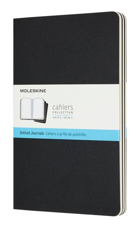 Moleskine Notizbuch Spezial Punktkariert Pappe Softcover Schwarz Nicht perforiert