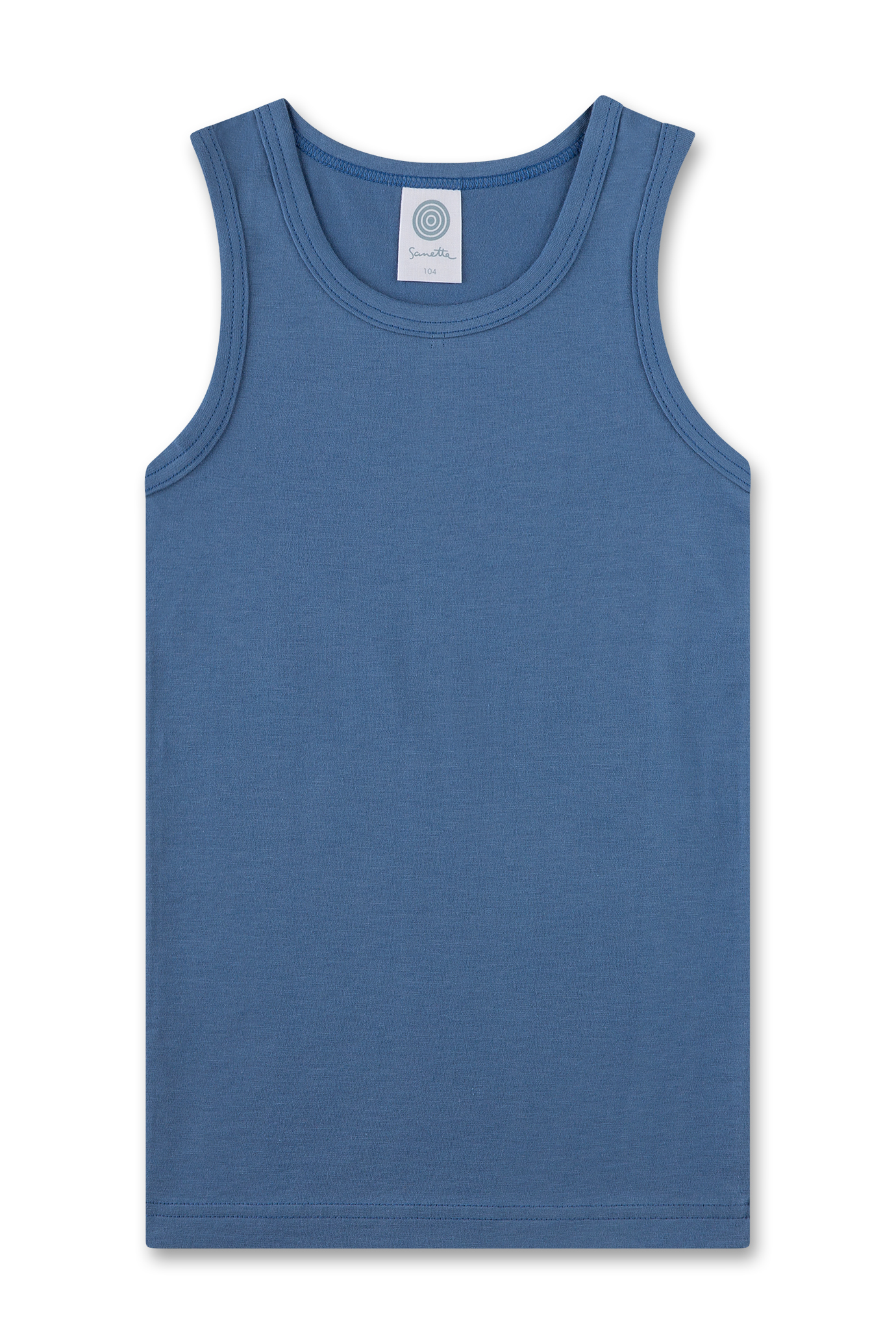 Jungen-Unterhemd (Doppelpack) blau