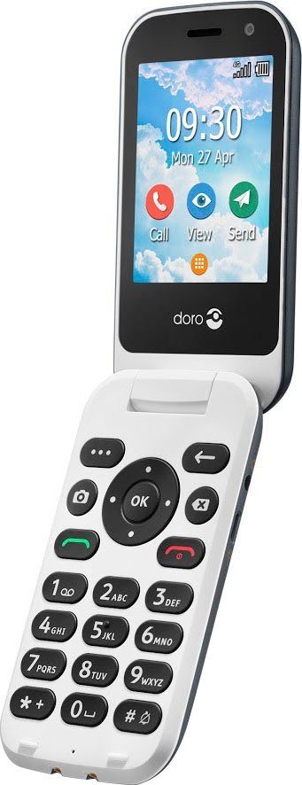 Doro 7080 Smartphone (7,11 cm/2,8 Zoll, 4 GB Speicherplatz, 5 MP Kamera)