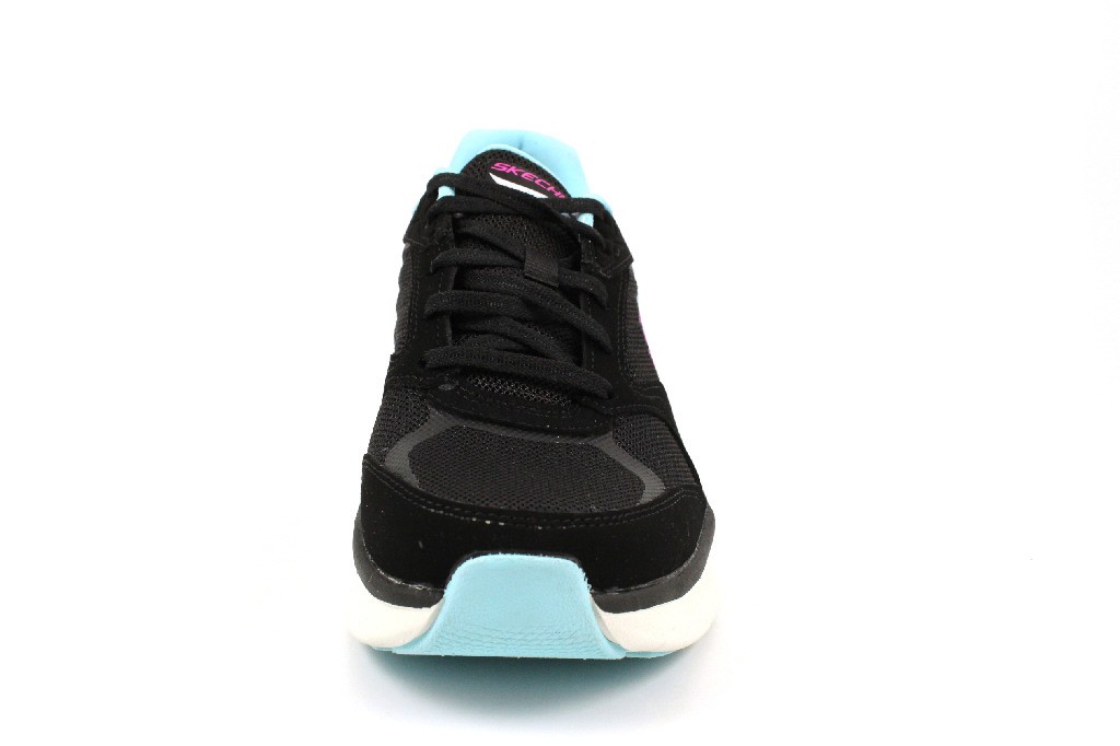 SKECHERS Freizeit Schnürer schwarz ARCH FIT D