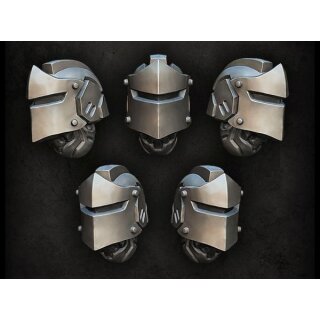 Knight helmets (5)