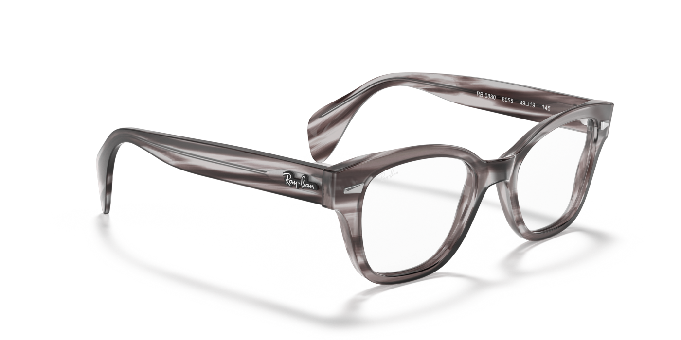 RB0880 OPTICS - Gri lucios cu dungi