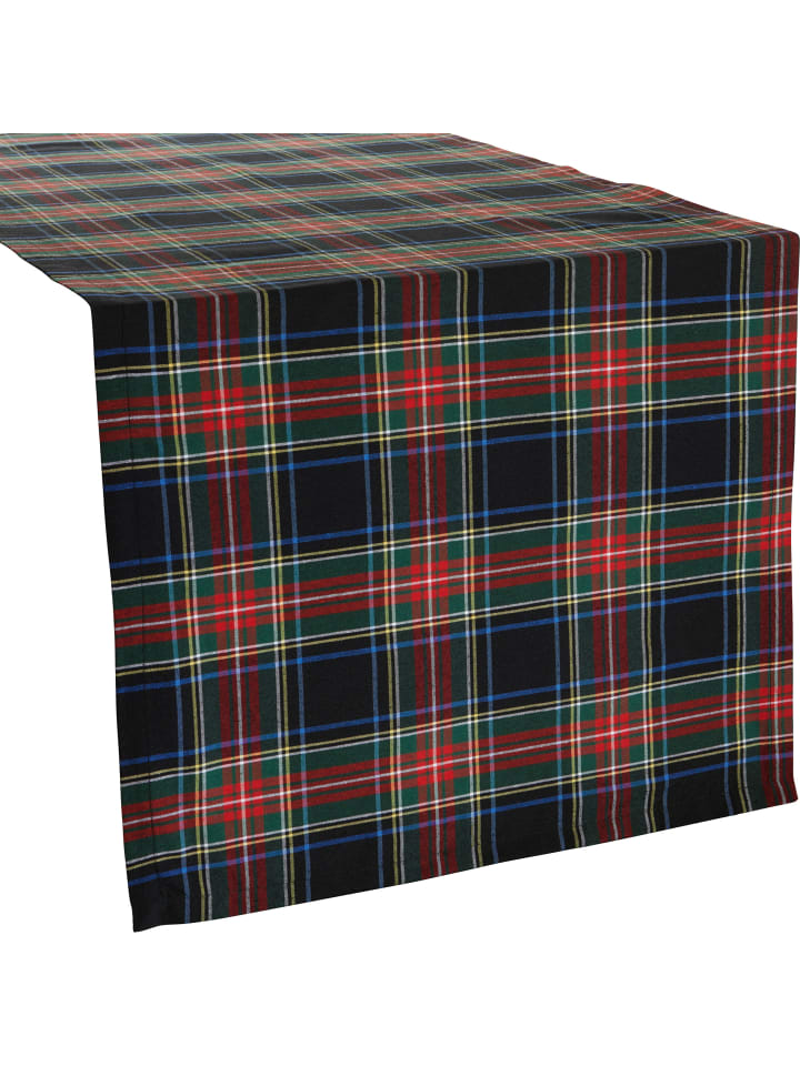 Erwin Müller buntgewebt Tischläufer in dunkelblau günstig kaufen 50 x 150 cm