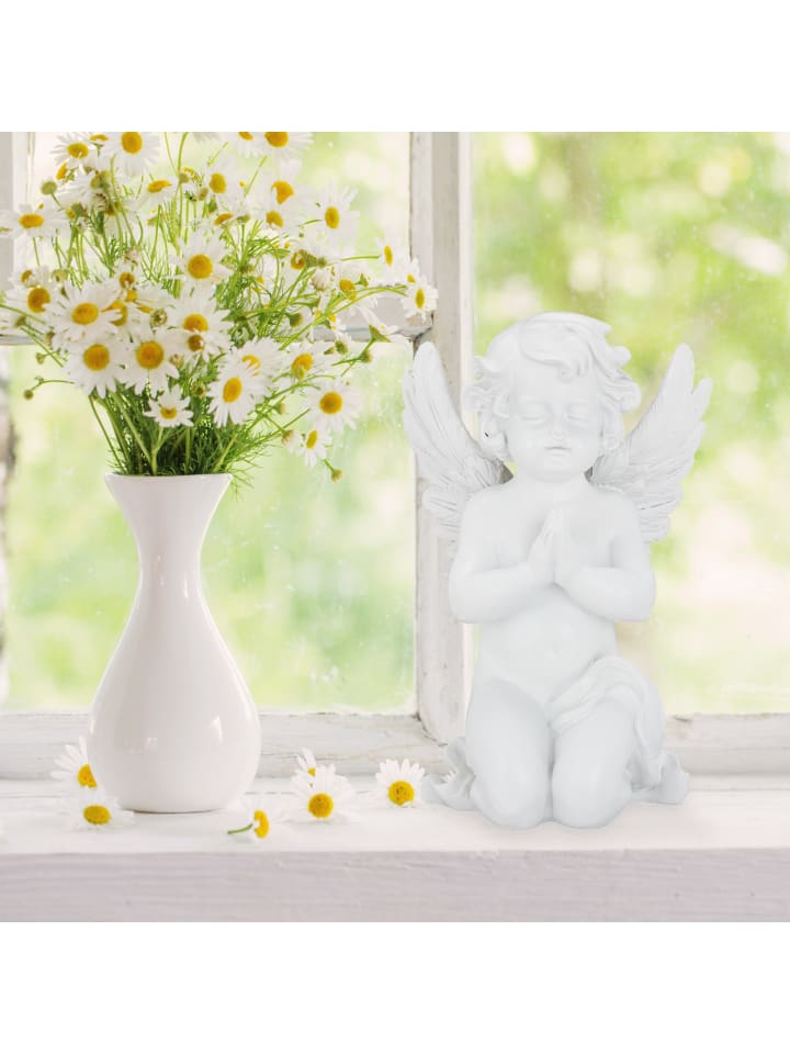 relaxdays Grabengel in Weiß günstig kaufen onesize