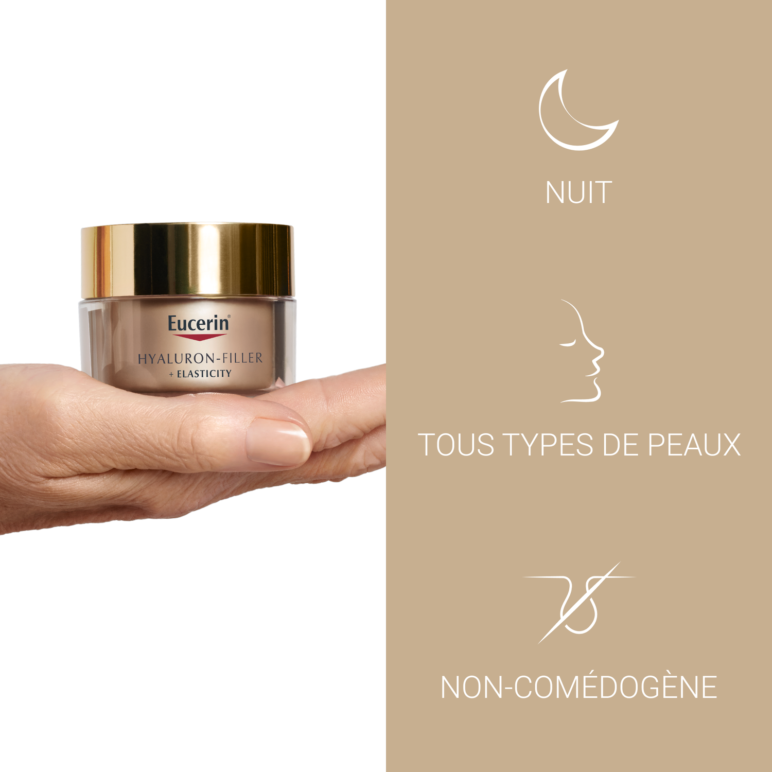 Eucerin Hyaluron-Filler + Elasticity Soin de Nuit Anti-Age 50 ml