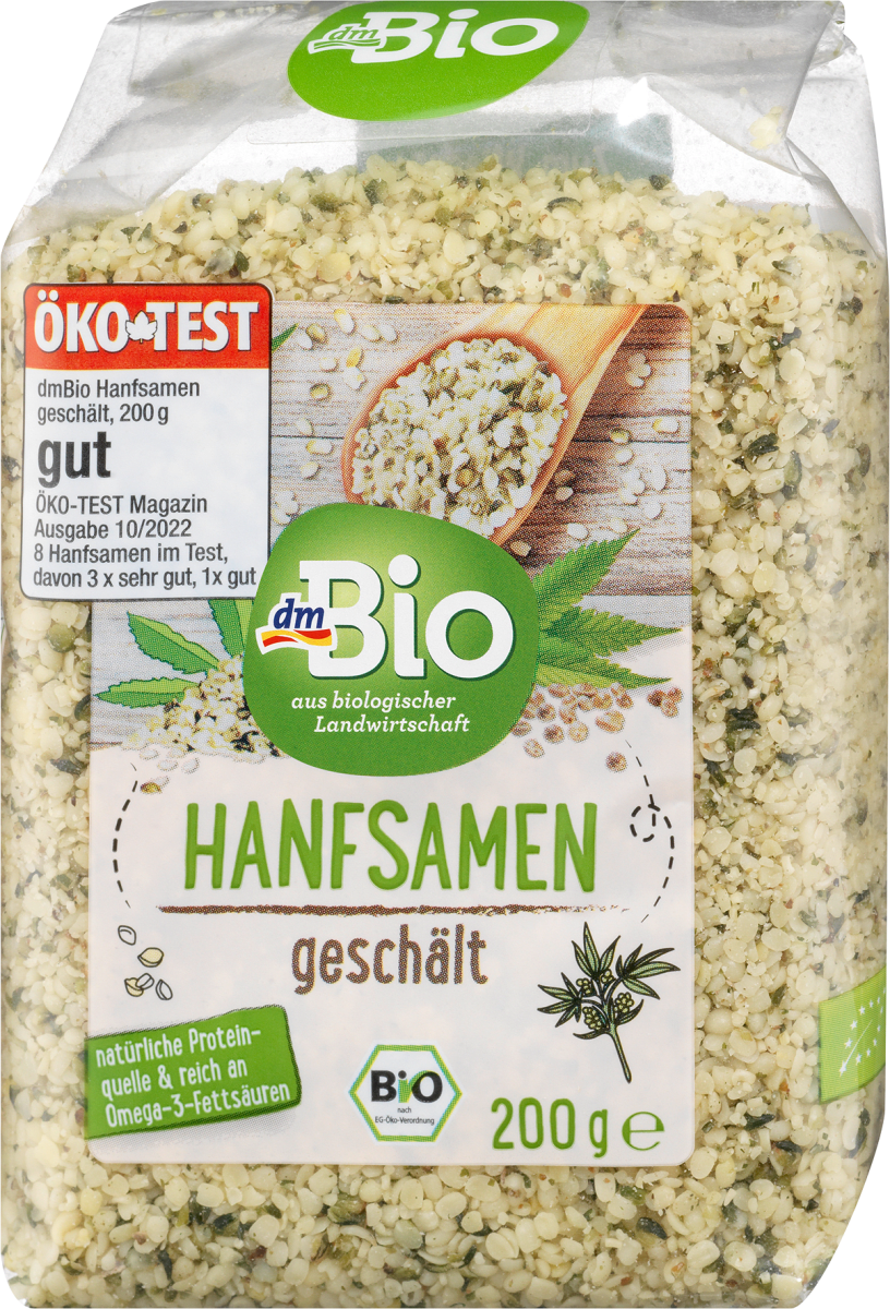 Hanfsamen, geschält, 200 g