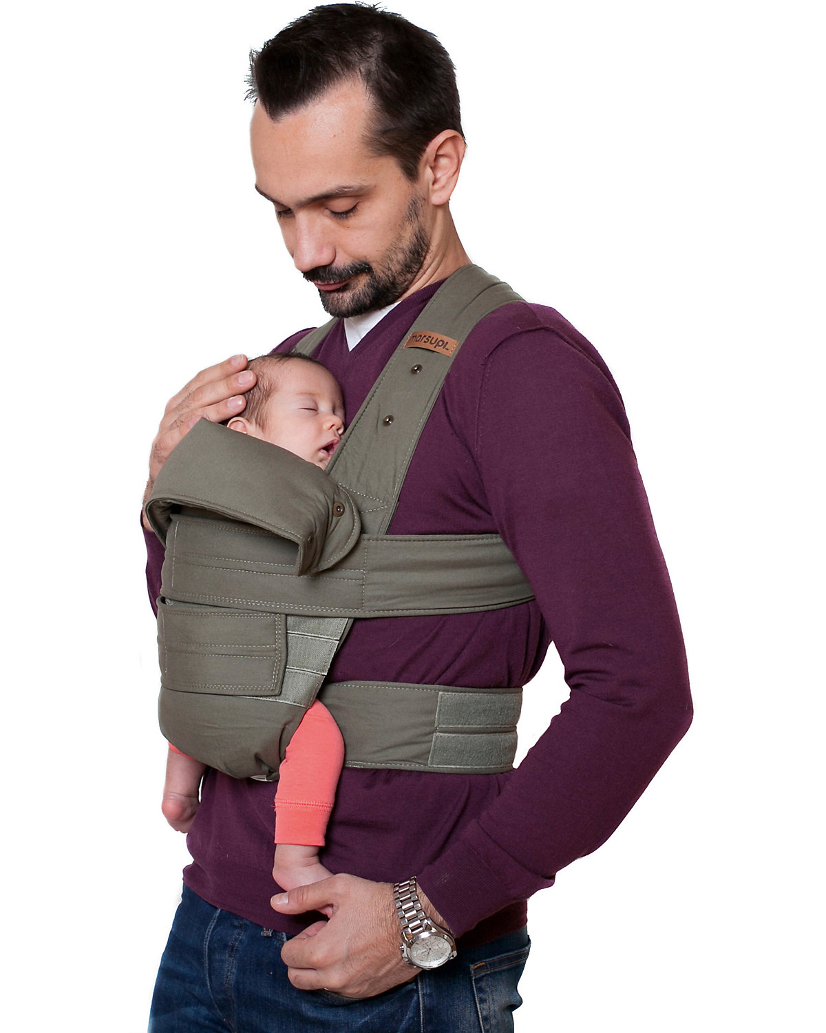 Babytrage classic 2.0, L olivgrün/olive