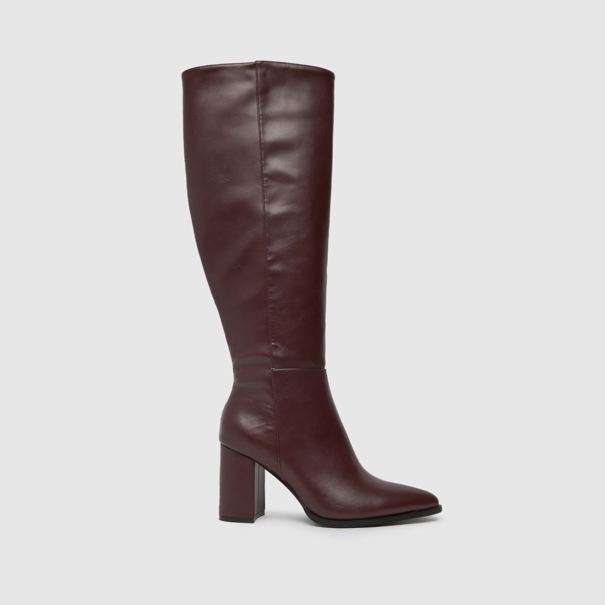 Schuh Diya térdig érő csizma bordó színben