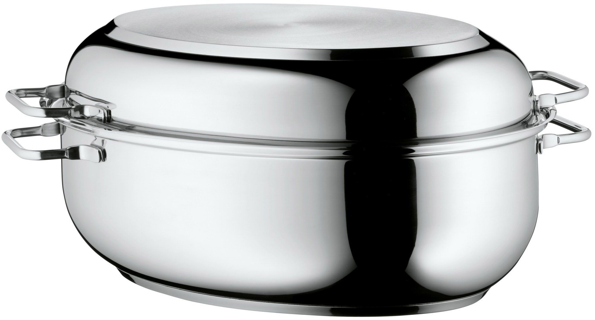 WMF Bräter, Cromargan® Edelstahl Rostfrei 18/10 (1-tlg), Deckel als induktionsgeeignete Pfanne nutzbar