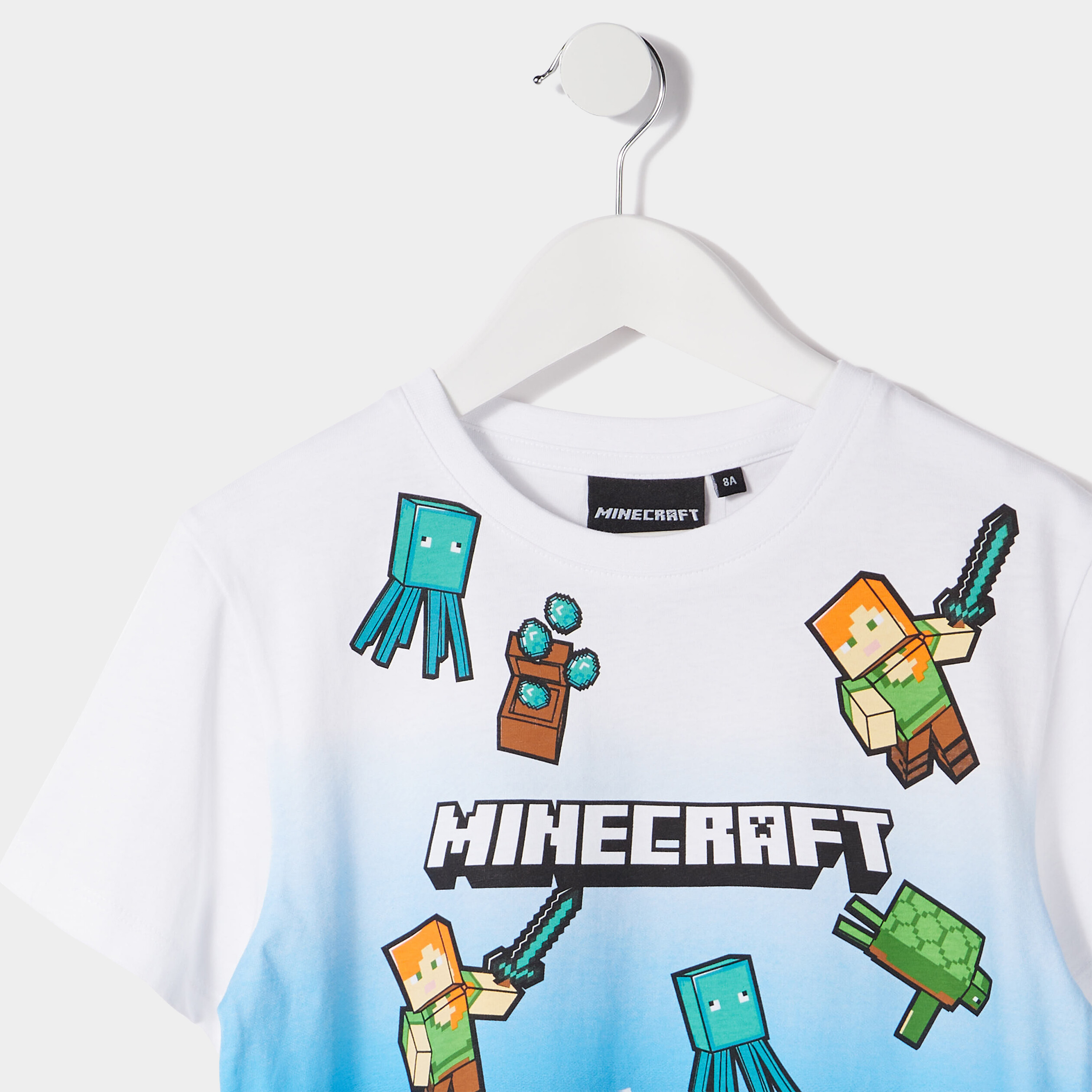 T-shirt manches courtes Minecraft multicolore garçon | La Halle