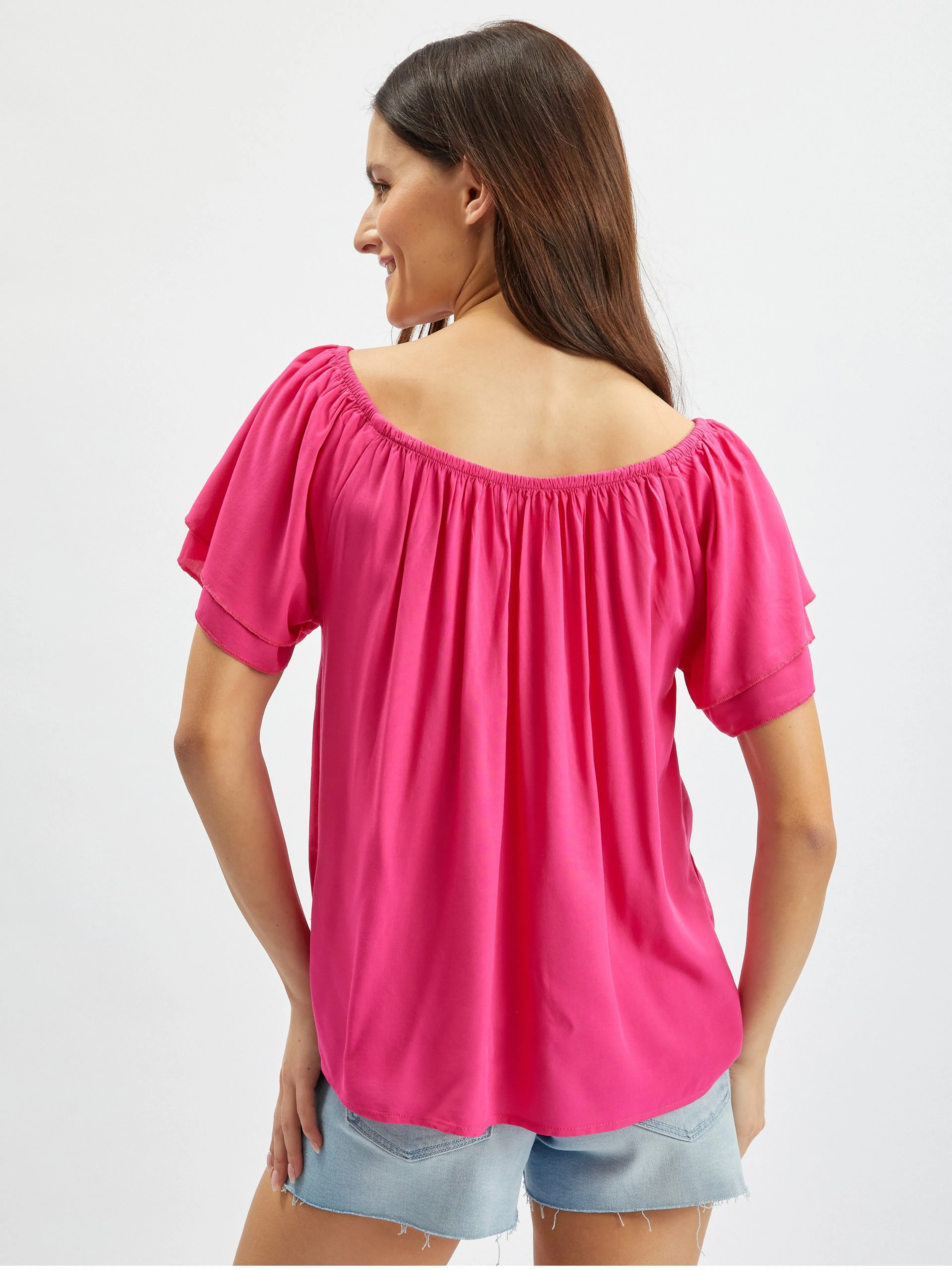 Dunkelrosa Damenbluse ORSAY