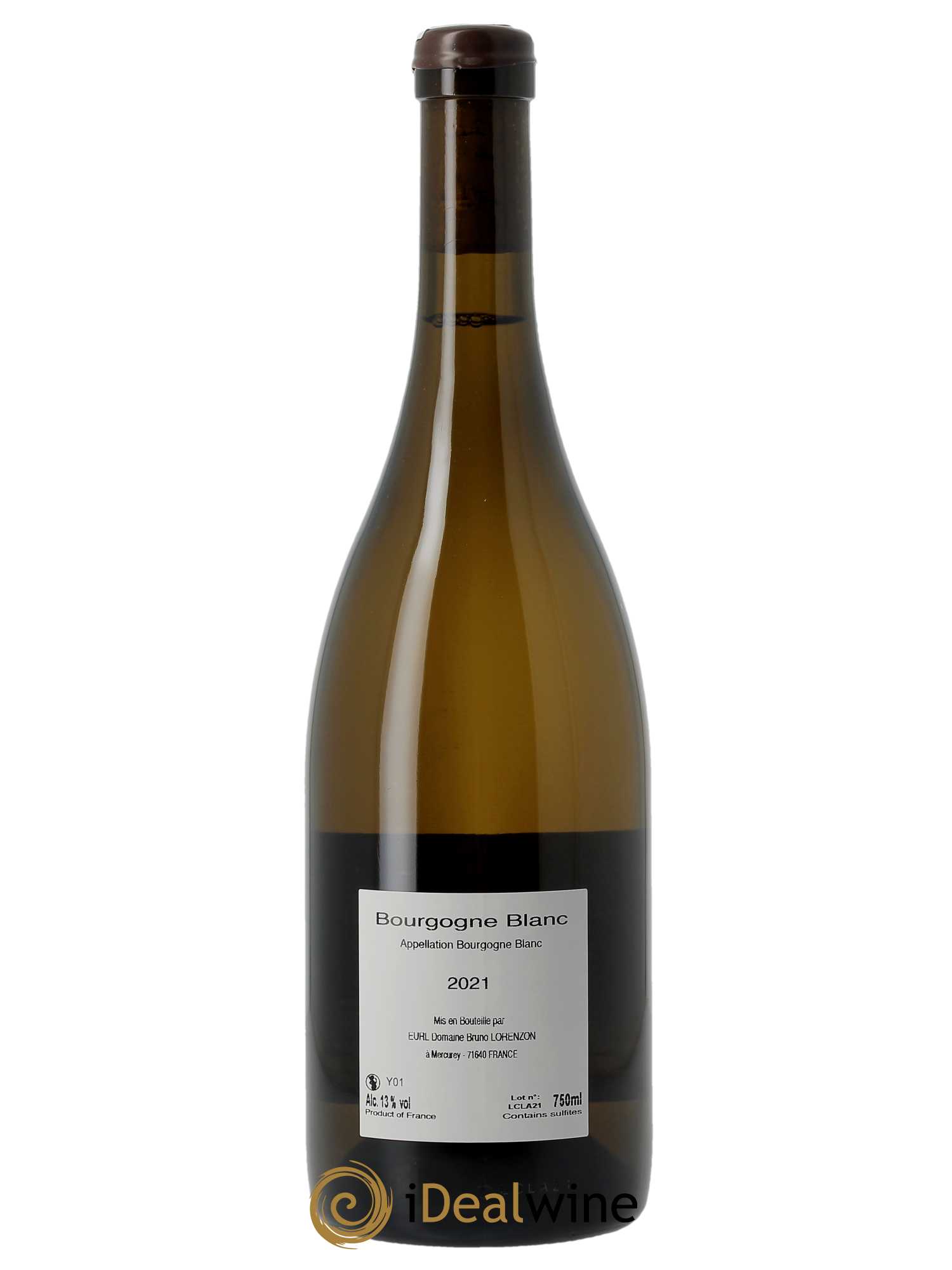Bourgogne Clos Alfred Bruno Lorenzon  2021 - Lot de 1 Bouteille