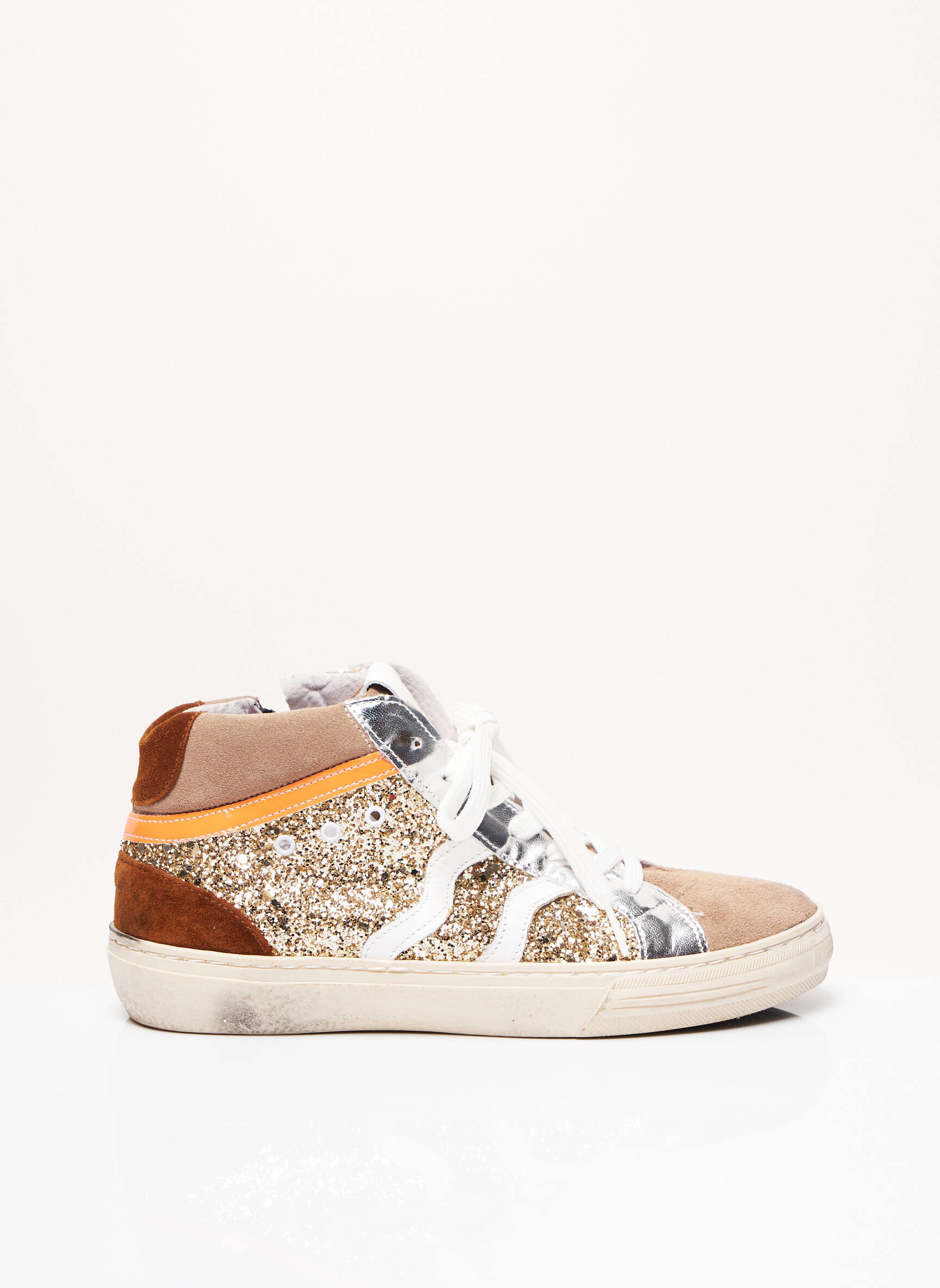 Ovye Baskets Femme couleur marron