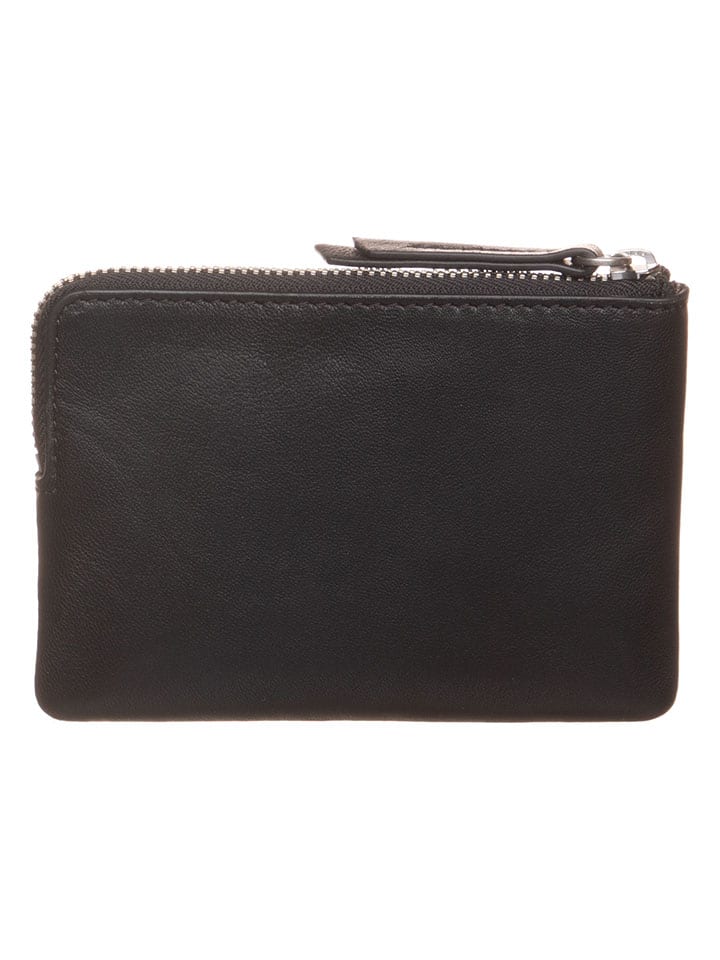 LIEBESKIND BERLIN Leder-Geldbörse in Schwarz - (L)13 x (B)9 x (T)2 cm günstig kaufen onesize