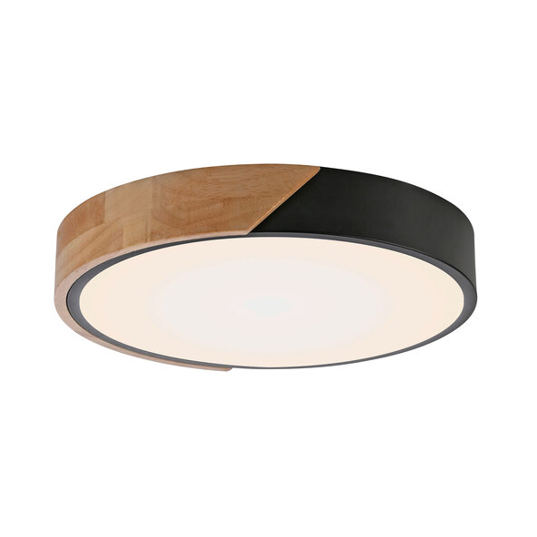 LED-Deckenleuchte BILA, Ø 32 cm, schwarz