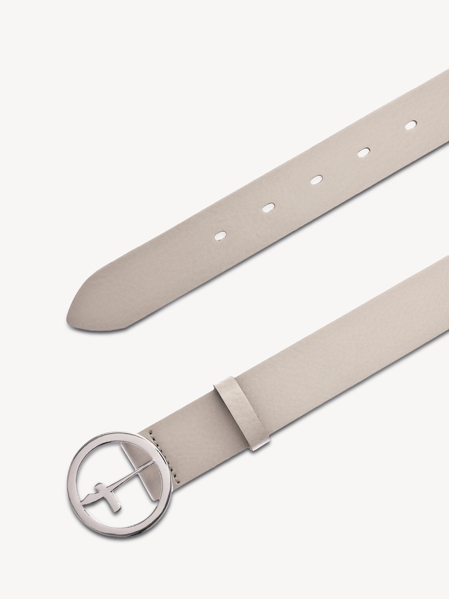 Ceinture en cuir - beige
