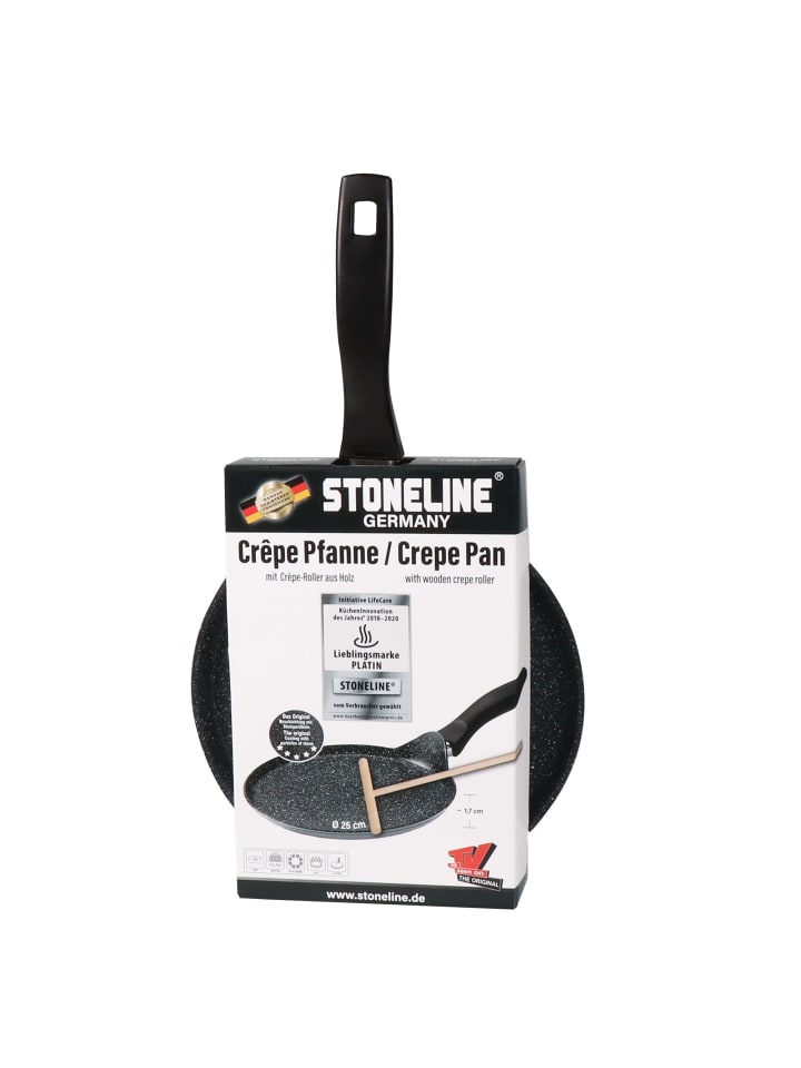 Stoneline Crepe Pfanne 25 cm in Grau günstig kaufen Ø 25 cm