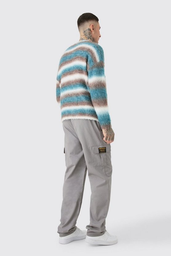 Tall Twill Cargo-Hose mit geradem Bein