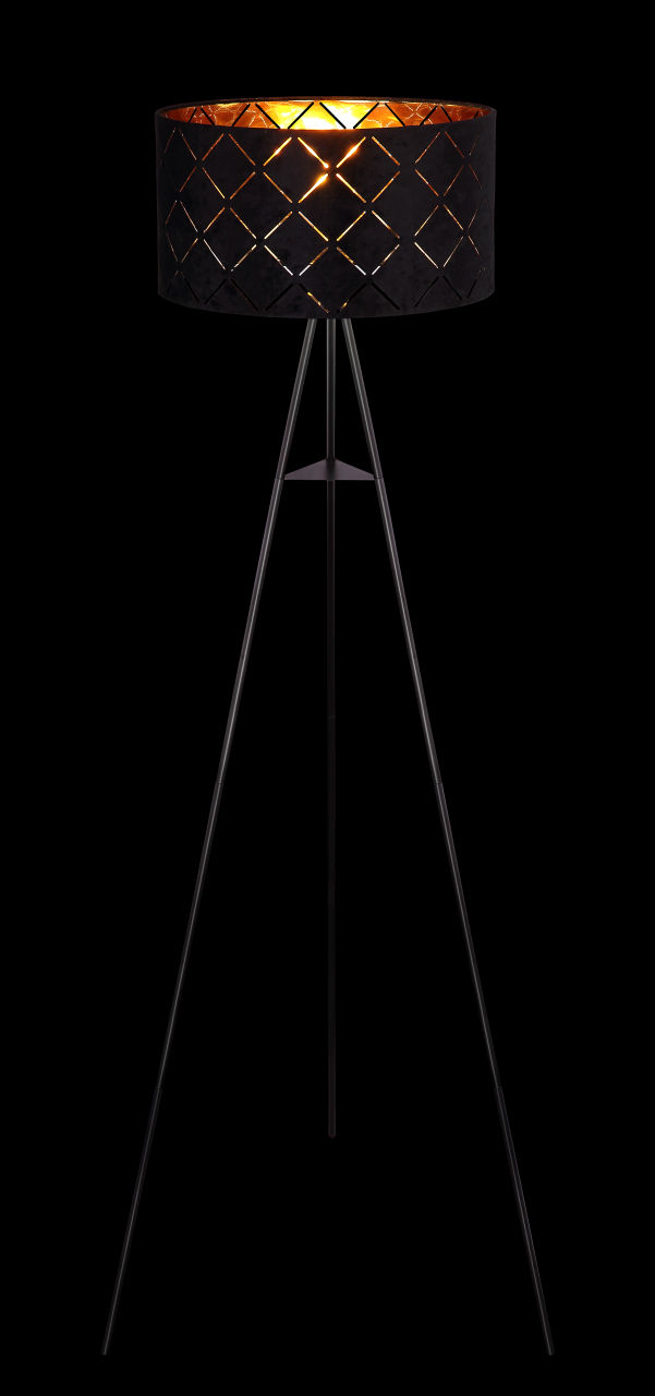 Globo Lighting - SUNNA - Stehleuchte Metall schwarz, 1x E27