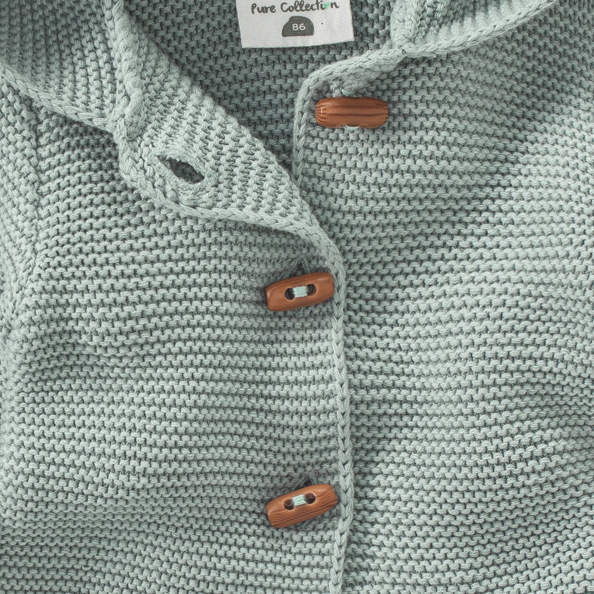 Baby Strickjacke mit Öhrchen