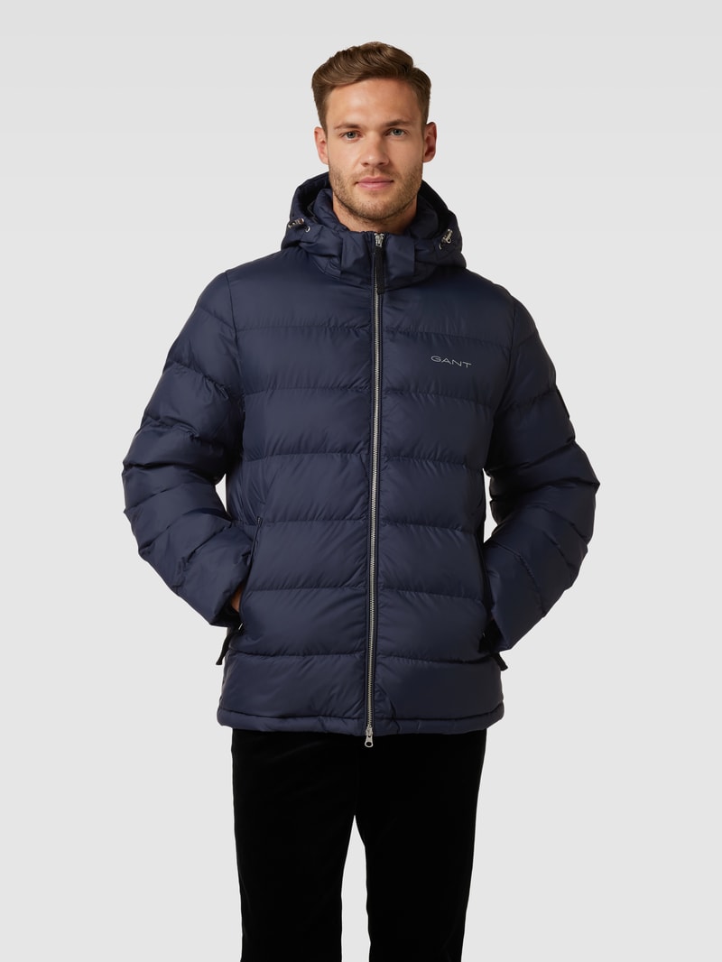 Steppjacke mit abnehmbarer Kapuze Modell 'ACTIVE CLOUD' in marineblau