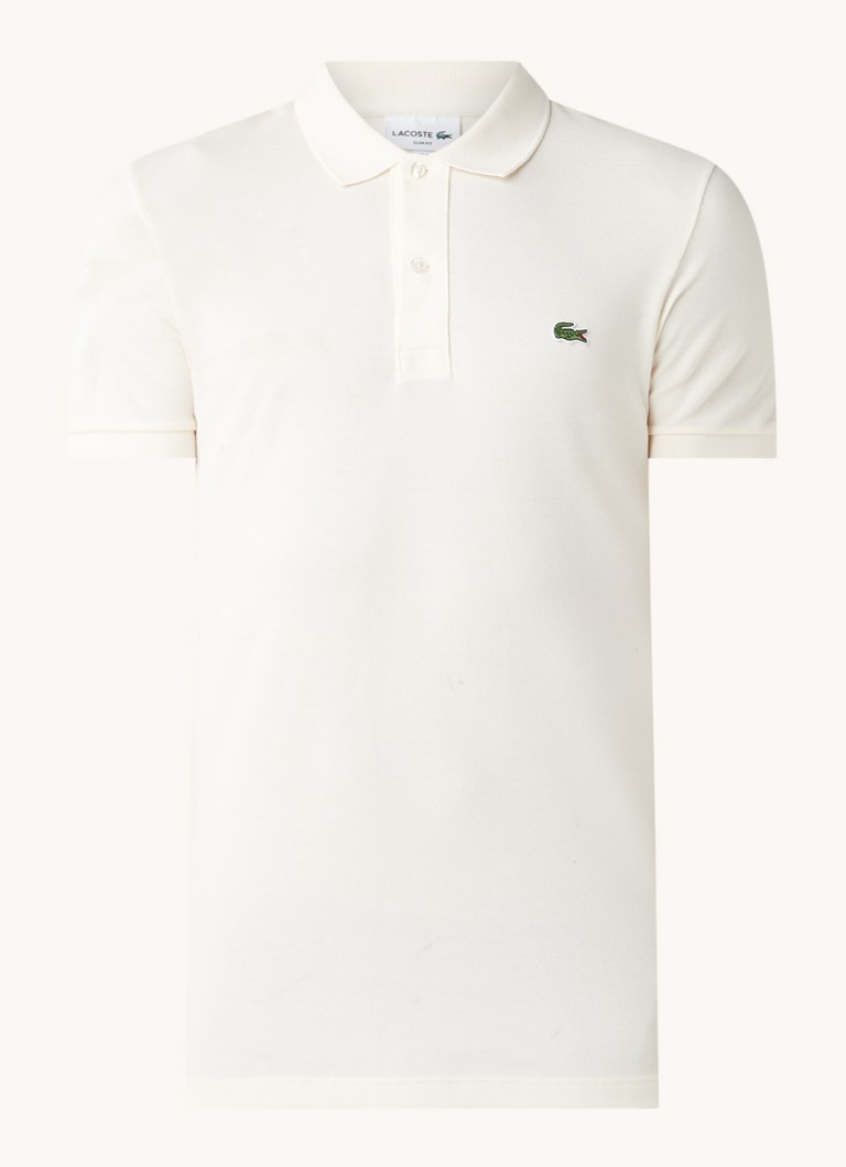 Lacoste slim fit polo made of cotton piqué with logo embroidery