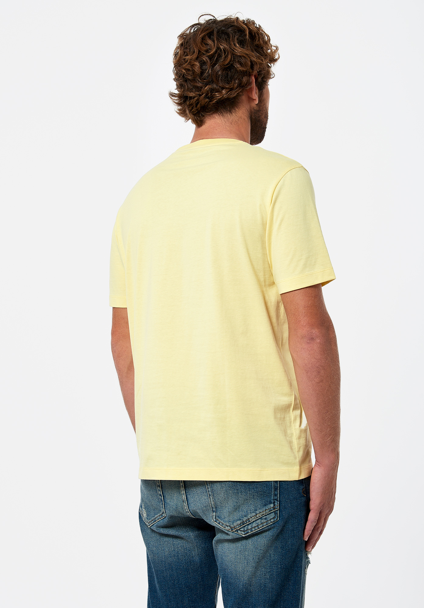 BRYZO  T-shirt jaune Homme en 100% coton