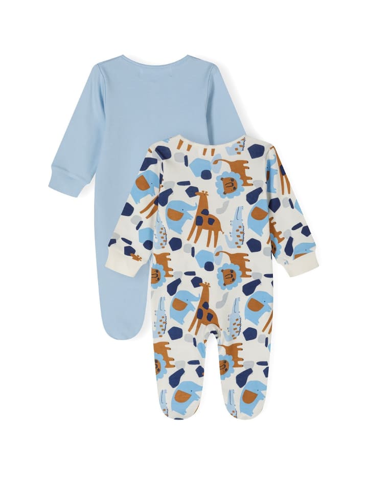 Minoti 2er. Set: Strampler 24babypack17 in hellblau günstig kaufen