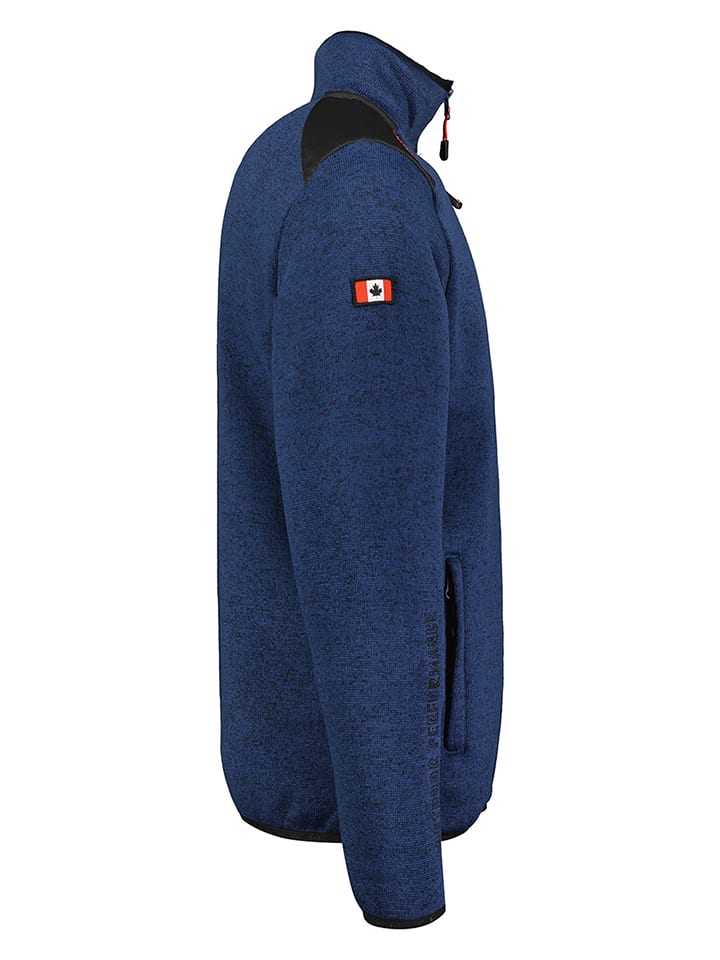 Canadian Peak Fleecejacke in Blau günstig kaufen