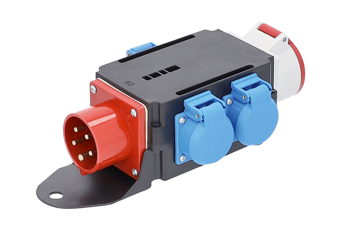 Adaptateur Schwabe 60520 CEE MIXO 400V/16A IP44 5 broches BRIGACH