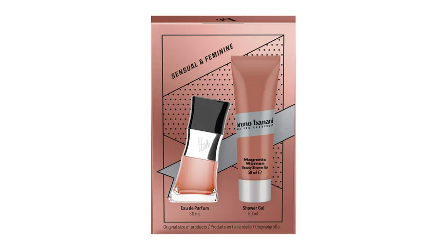 bruno banani Magnetic Woman Eau de Parfum + Duschgel Geschenkpackung
