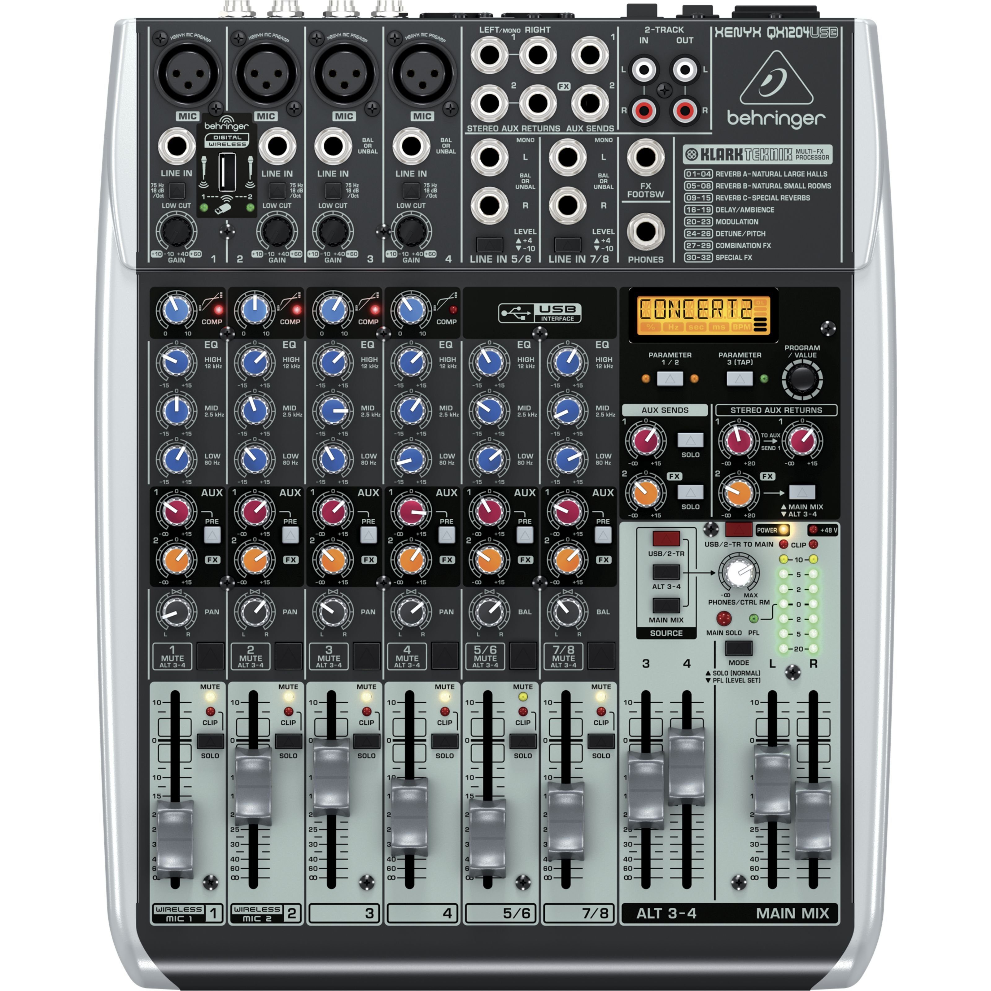 Behringer Mischpult, XENYX QX1204USB