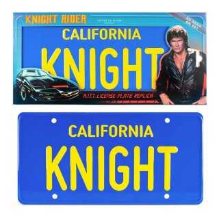 Knight Rider Nummernschild