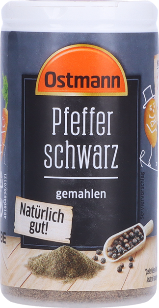 Ostmann Pfeffer schwarz gemahlen