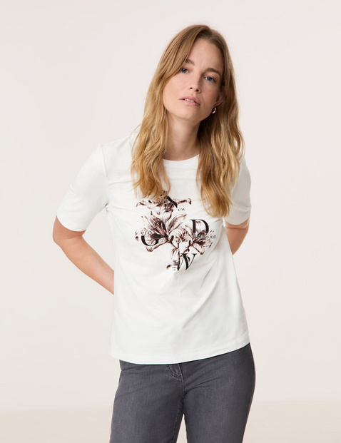 Nachhaltiges Halbarmshirt mit Frontprint