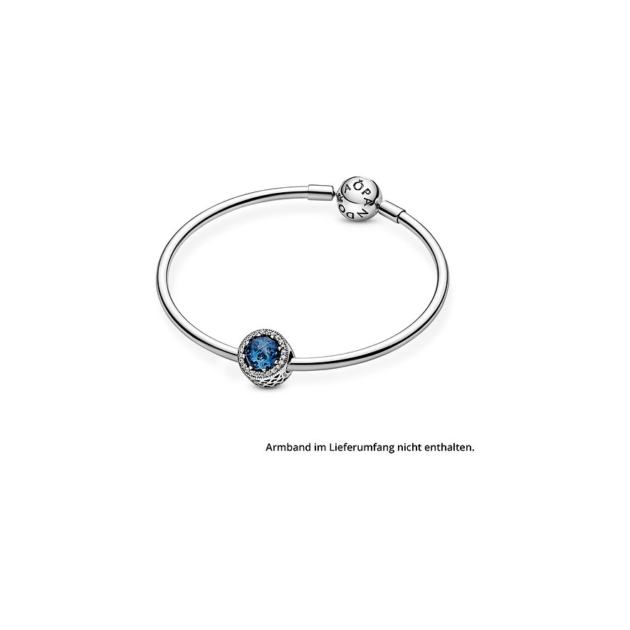 Pandora Charm Moments Funkelnd Dunkel Blau