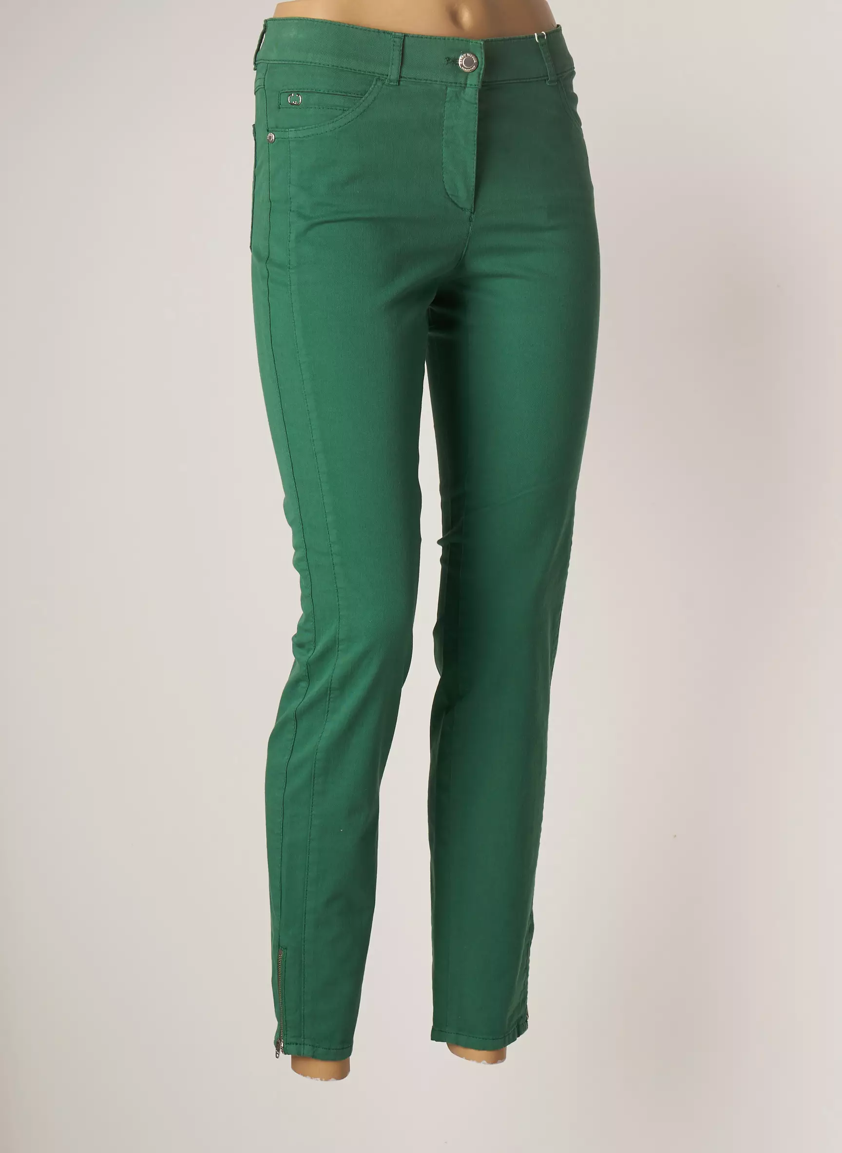 Gerry Weber Pantalon7 8 Femme couleur vert