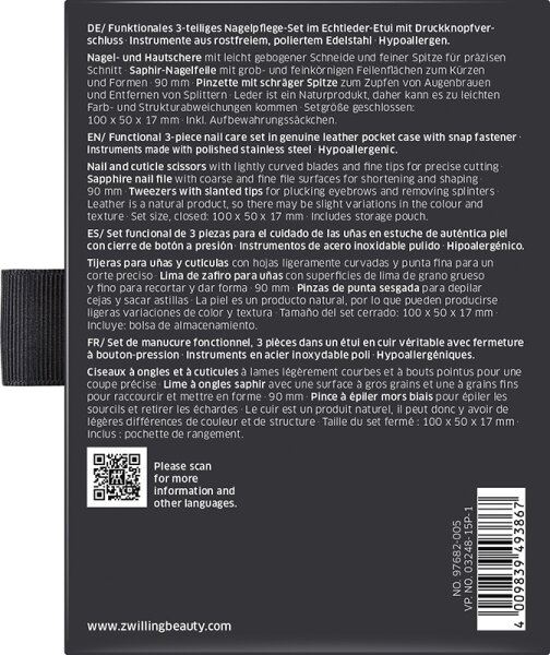 ZWILLING Beauty Classic Nagelpflege-Set - grey Maniküre-Set