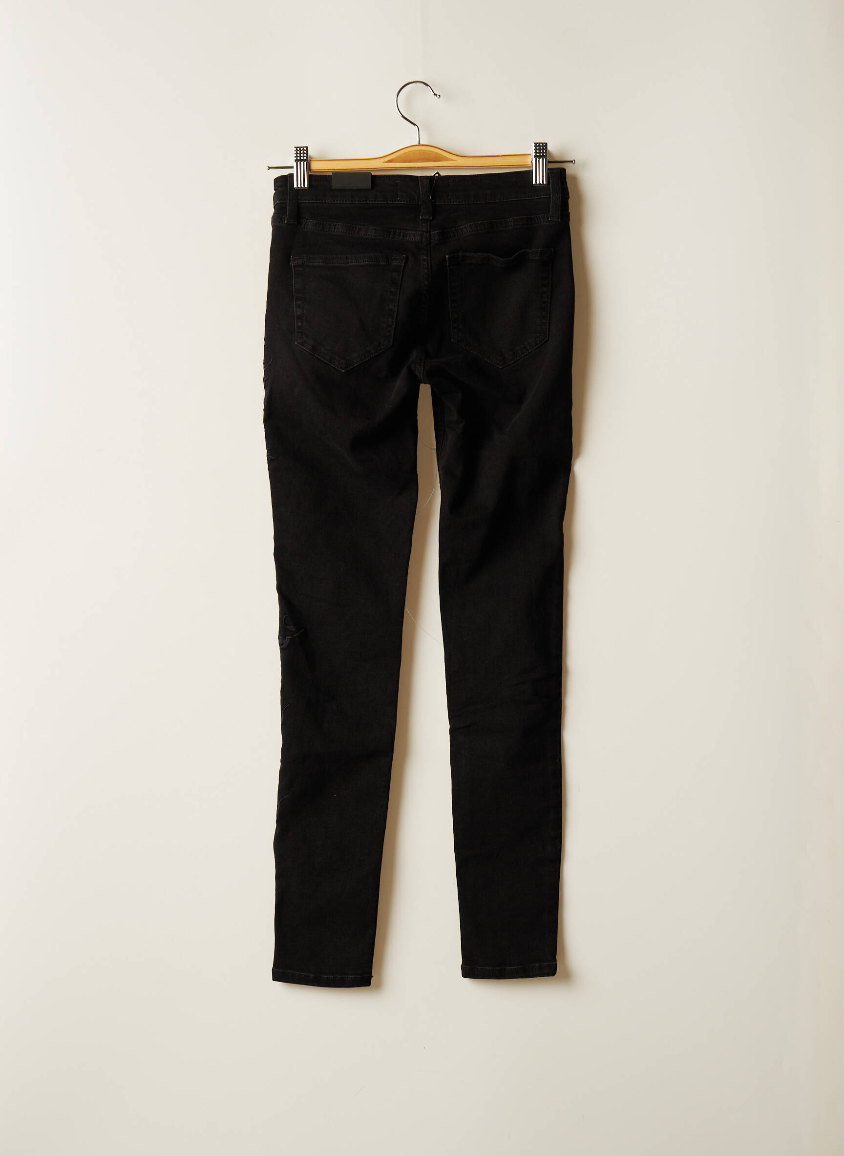 Mango Jeans Skinny Femme couleur noir