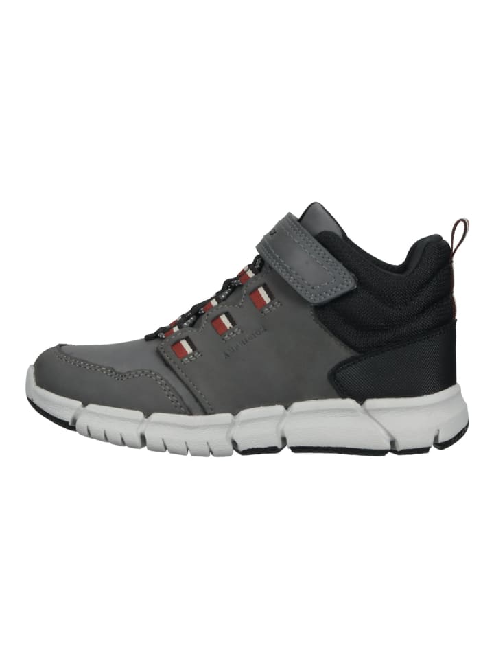 Geox Stiefelette in Grau/Rot günstig kaufen