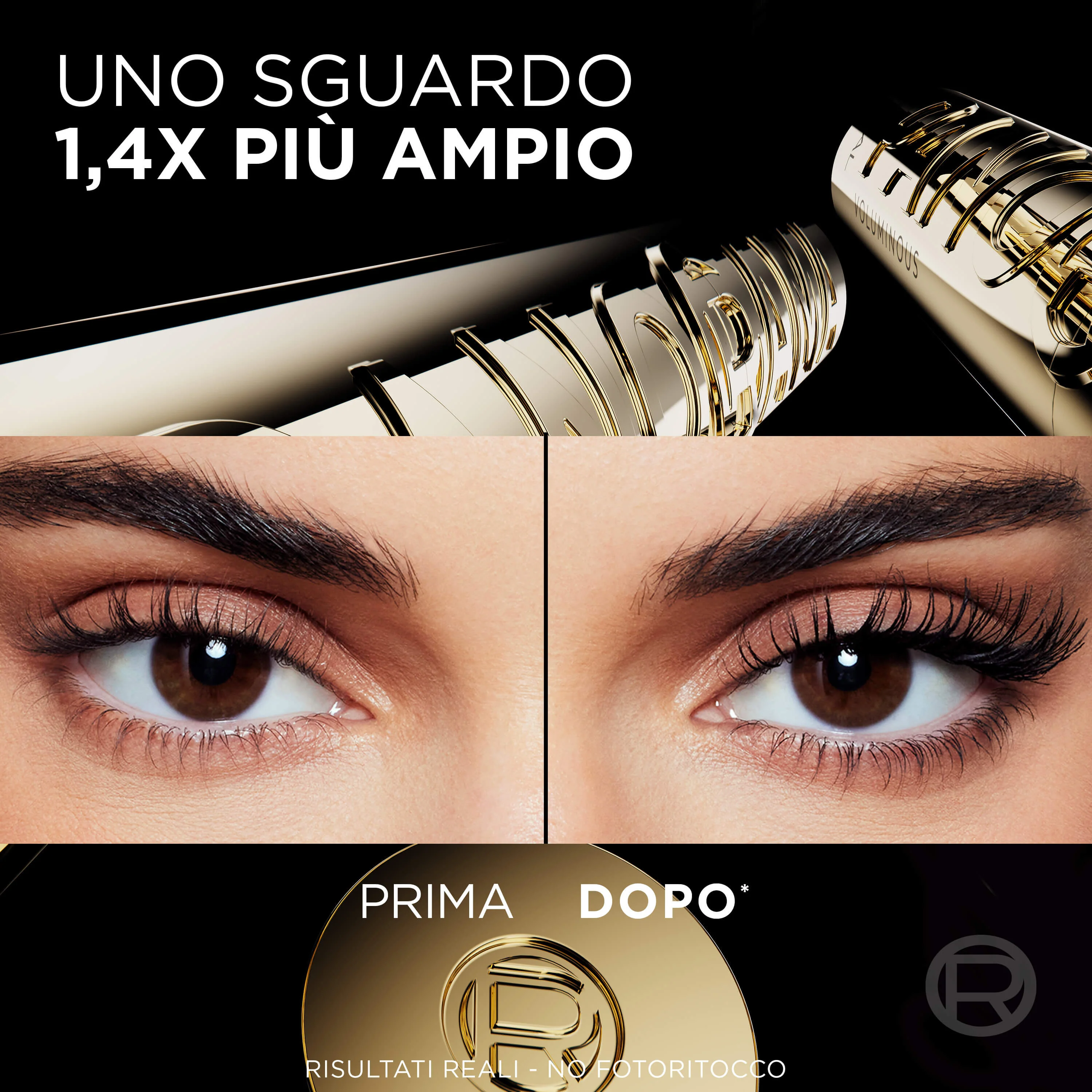 Million Lashes Volume Eyes - Máscara de pestañas Panorama - Máscara de pestañas