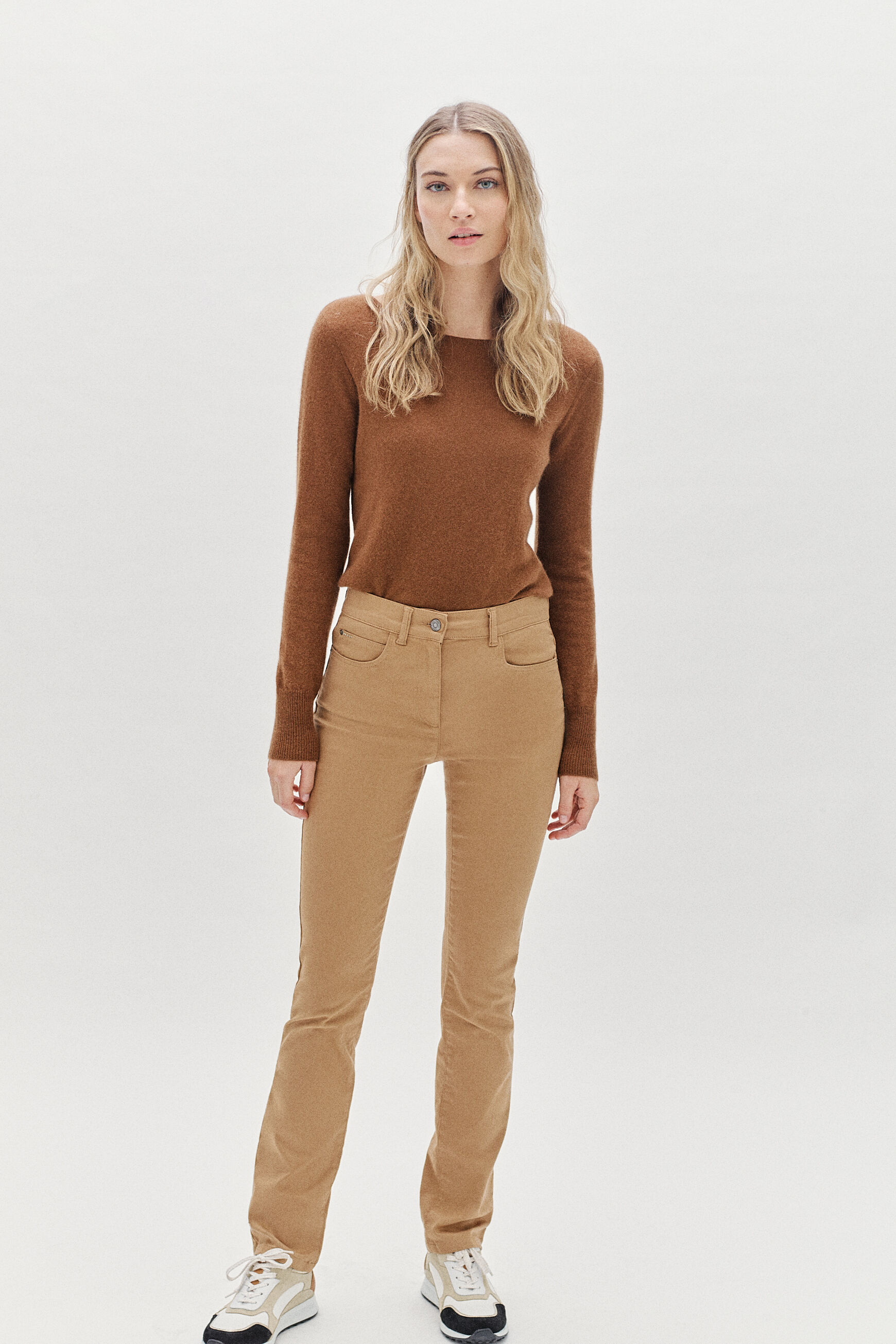 pantalon chicago camel femme