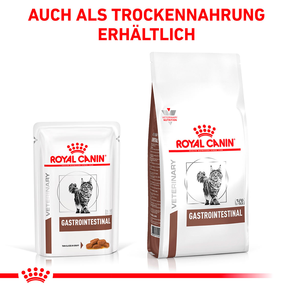 ROYAL CANIN Veterinary GASTROINTESTINAL Nassfutter für Katzen 12x85g