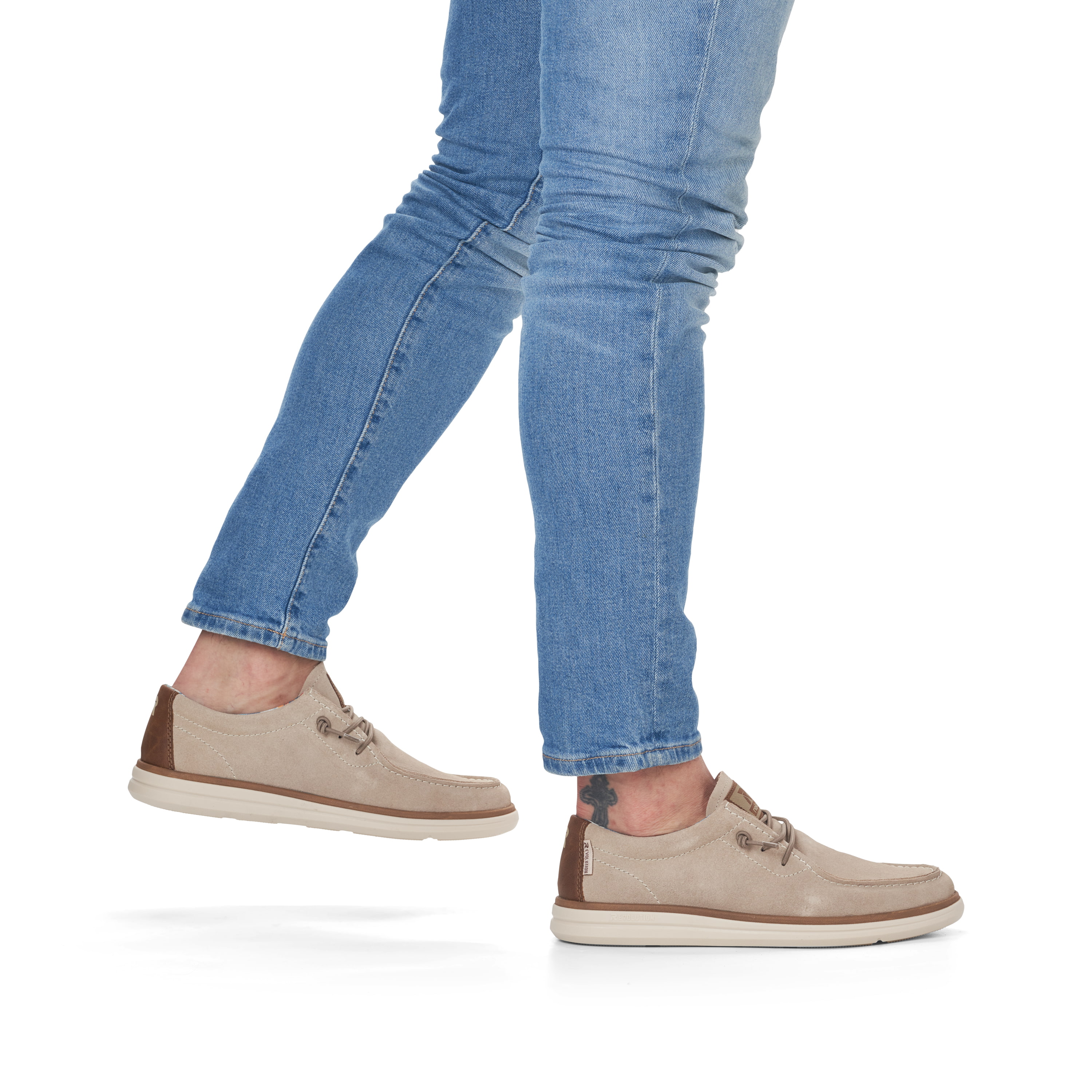 Rieker Herren Slipper cream beige